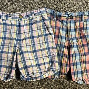 Janie and Jack boys 6 linen shorts